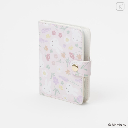 Japan Miffy Card Case - Miffy : Floral Face B - 3