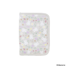 Japan Miffy Medicine Handbook Travel Passport Case - Miffy : Floral Face A