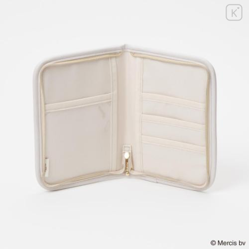 Japan Miffy Medicine Handbook Travel Passport Case - Miffy : Floral Face A - 4