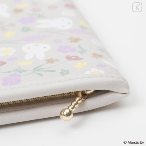 Japan Miffy Medicine Handbook Travel Passport Case - Miffy : Floral Face A - 5