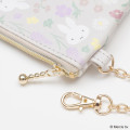 Japan Miffy Pass Case Card Holder & Coin Case - Miffy : Floral Face A - 3