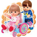 Japan Mell-chan Toy Set - Bunny Wheelchair - 3