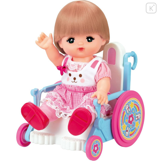 Japan Mell-chan Toy Set - Bunny Wheelchair - 8