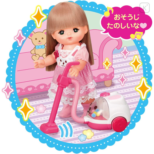 Japan Mell-chan Toy Set - Bunny Vacuum Cleaner - 5