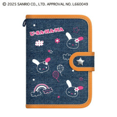 Japan Sanrio Seal Binder - Usahana : Denim