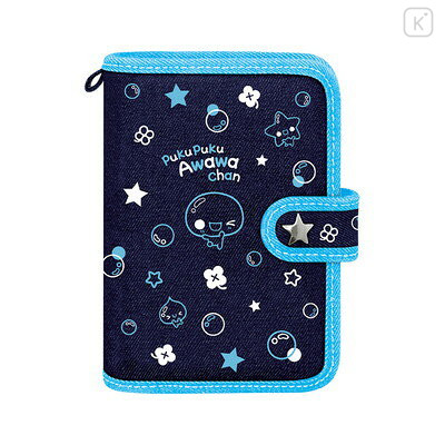 Japan Kamio Seal Binder - Awawa-chan Denim - 1
