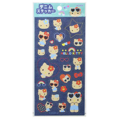 Japan Sanrio Sticker - Hello Kitty : Denim Sunburn