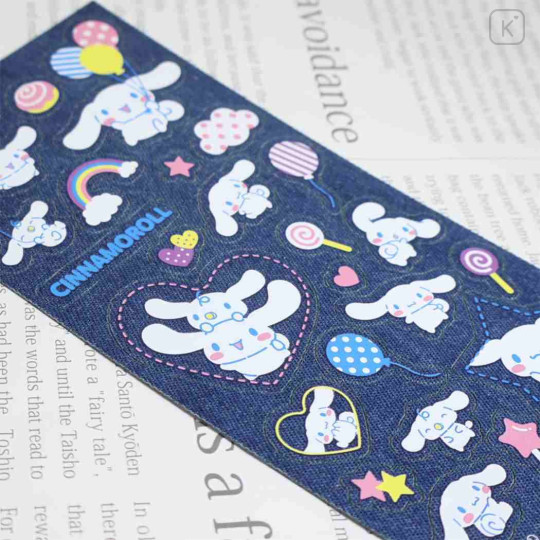 Japan Sanrio Sticker - Cinnamoroll : Denim Sunburn - 2