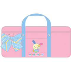 Japan Sanrio School Bag Style Pencil Case - Usahana : Pink