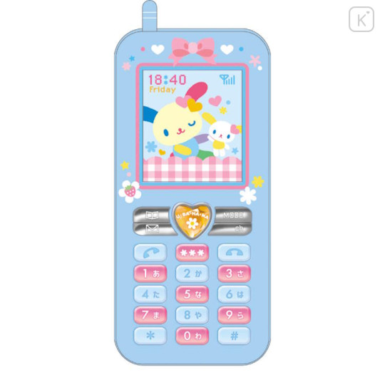 Japan Sanrio Flip Phone Style Pencil Case - Usahana : Blue - 1