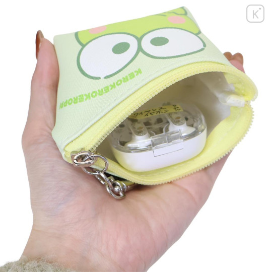 Japan Sanrio Triangular Mini Pouch - Keroppi - 3