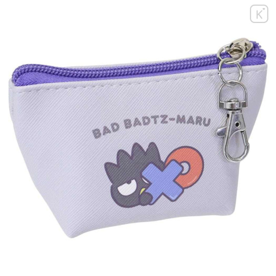 Japan Sanrio Triangular Mini Pouch - Badtz-maru - 2