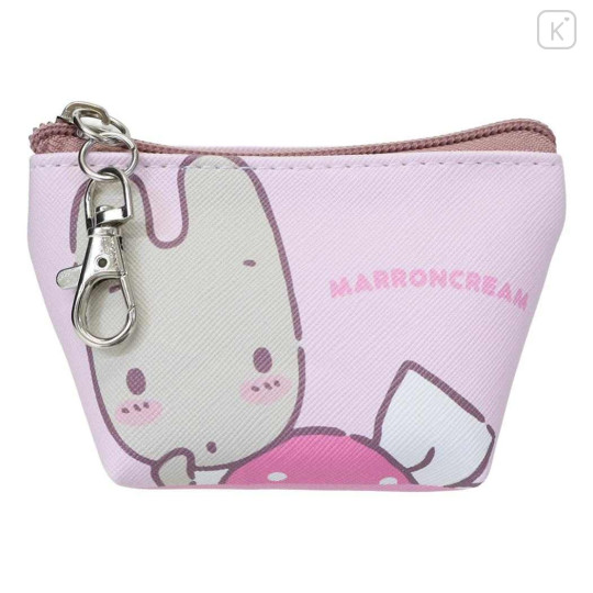 Japan Sanrio Triangular Mini Pouch - Marron Cream - 1