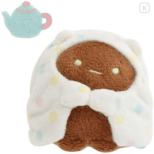 Japan San-X Tenori Plush (SS) - Sumikko Gurashi : Sumikko's Favorite Black Tapioca - 1