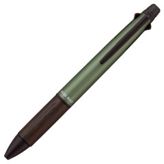 Japan Uni Jetstream Pure Malt 4&1 Multi Ballpoint Pen + Mechanical Pencil - 0.5mm Forest Green