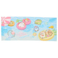 Japan San-X Jacquard Face Towel - Sumikko Gurashi : Pool Party - 1