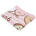 Japan San-X Jacquard Face Towel - Sumikko Gurashi : Pink Stripe - 3