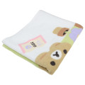 Japan San-X Jacquard Face Towel - Rilakkuma : Basic Rilakkuma Flower - 3
