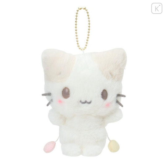 Japan Sanrio Original Mascot Holder - Masyumaro : Nap on Fluffy White Cloud - 1