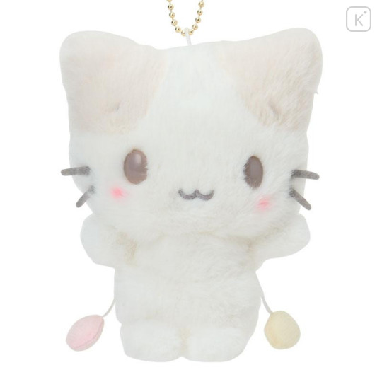 Japan Sanrio Original Mascot Holder - Masyumaro : Nap on Fluffy White Cloud - 2