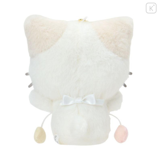 Japan Sanrio Original Mascot Holder - Masyumaro : Nap on Fluffy White Cloud - 3