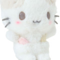 Japan Sanrio Original Mascot Holder - Masyumaro : Nap on Fluffy White Cloud - 4