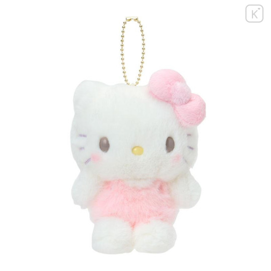 Japan Sanrio Original Mascot Holder - Hello Kitty : Nap on Fluffy White Cloud - 1