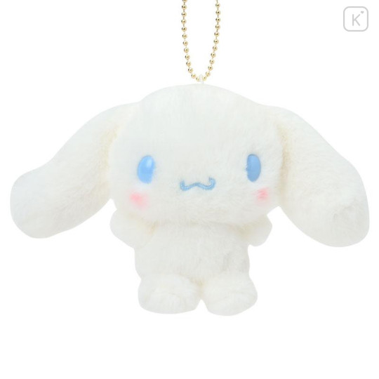 Japan Sanrio Original Mascot Holder - Cinnamoroll : Nap on Fluffy White Cloud - 2