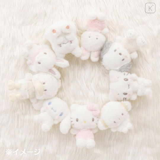 Japan Sanrio Original Mascot Holder - Cogimyun : Nap on Fluffy White Cloud - 4