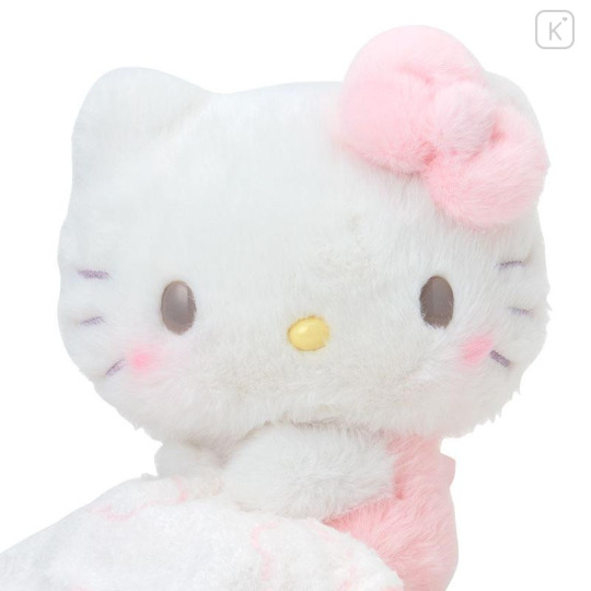 Japan Sanrio Original Plush Toy - Hello Kitty : Nap on Fluffy White Cloud - 3