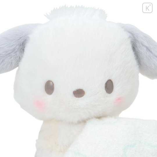 Japan Sanrio Original Plush Toy - Pochacco : Nap on Fluffy White Cloud - 3