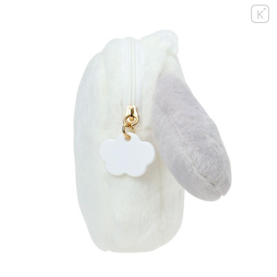 Japan Sanrio Original Face-shaped Pouch - Pochacco : Nap on Fluffy White Cloud - 2