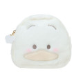 Japan Sanrio Original Face-shaped Pouch - Pekkle : Nap on Fluffy White Cloud - 1