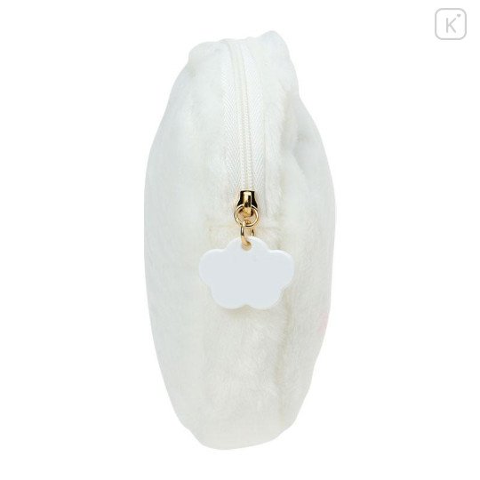 Japan Sanrio Original Face-shaped Pouch - Pekkle : Nap on Fluffy White Cloud - 2