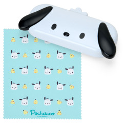 Japan Sanrio Original Glasses Case - Pochacco : Face Shaped