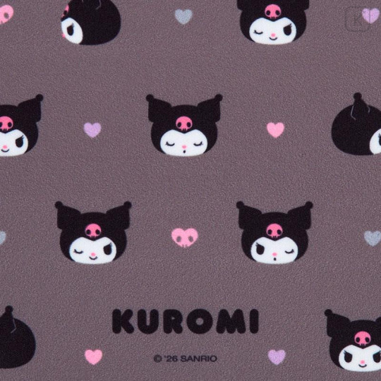 Japan Sanrio Original Glasses Case - Kuromi : Face Shaped - 4