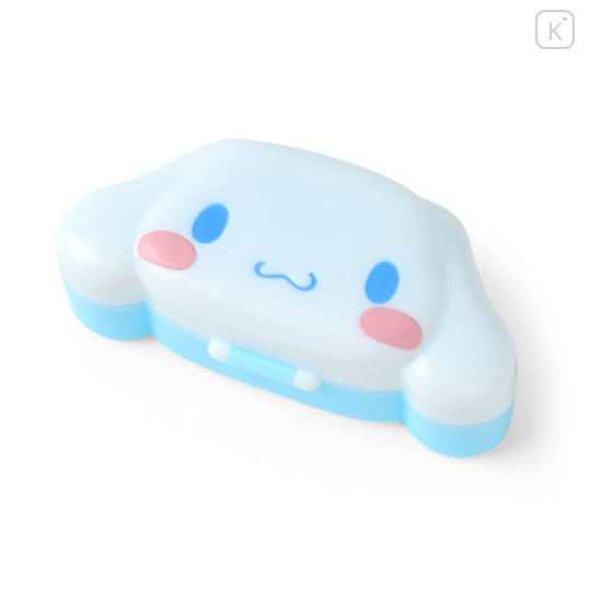 Japan Sanrio Original Medicine Case - Cinnamoroll : Face Shaped Blue - 1
