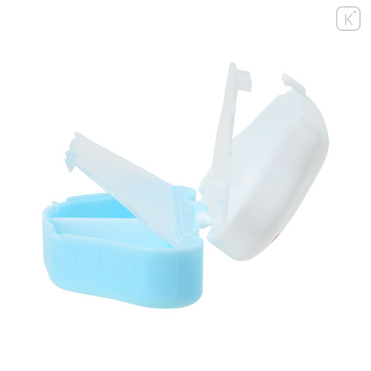 Japan Sanrio Original Medicine Case - Cinnamoroll : Face Shaped Blue - 3