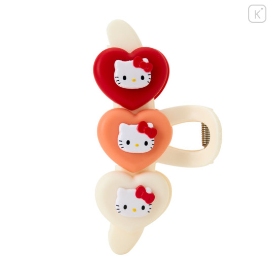 Japan Sanrio Original Hair Claw Clip - Hello Kitty : Heart - 1