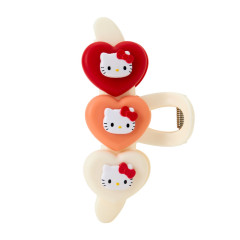Japan Sanrio Original Hair Claw Clip - Hello Kitty : Heart