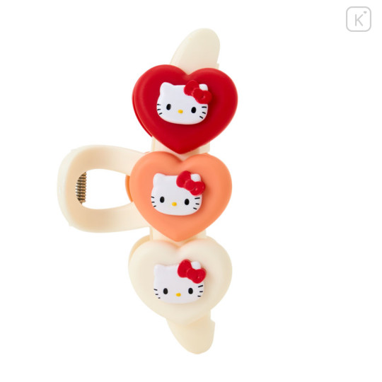 Japan Sanrio Original Hair Claw Clip - Hello Kitty : Heart - 2