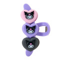 Japan Sanrio Original Hair Claw Clip - Kuromi : Heart - 1
