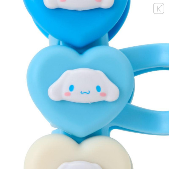 Japan Sanrio Original Hair Claw Clip - Cinnamoroll : Heart - 4