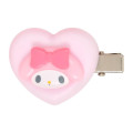 Japan Sanrio Original Mini Hair Clip Set - My Melody : Heart - 5