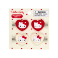 Japan Sanrio Original Mini Hair Clip Set - Hello Kitty : Heart - 1