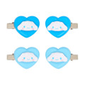 Japan Sanrio Original Mini Hair Clip Set - Cinnamoroll : Heart - 2