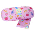 Japan Sanrio Glasses Case - Usahana : Fruits Pink - 1