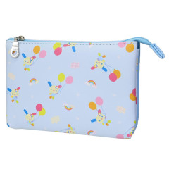 Japan Sanrio Cosmetic Pouch - Usahana : Blue Sky