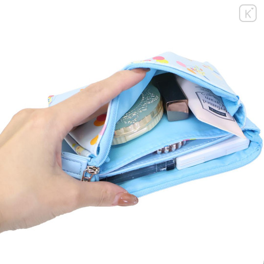 Japan Sanrio Cosmetic Pouch - Usahana : Blue Sky - 3