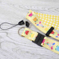 Japan Sanrio Neck Strap - Usahana : Flower Yellow - 2